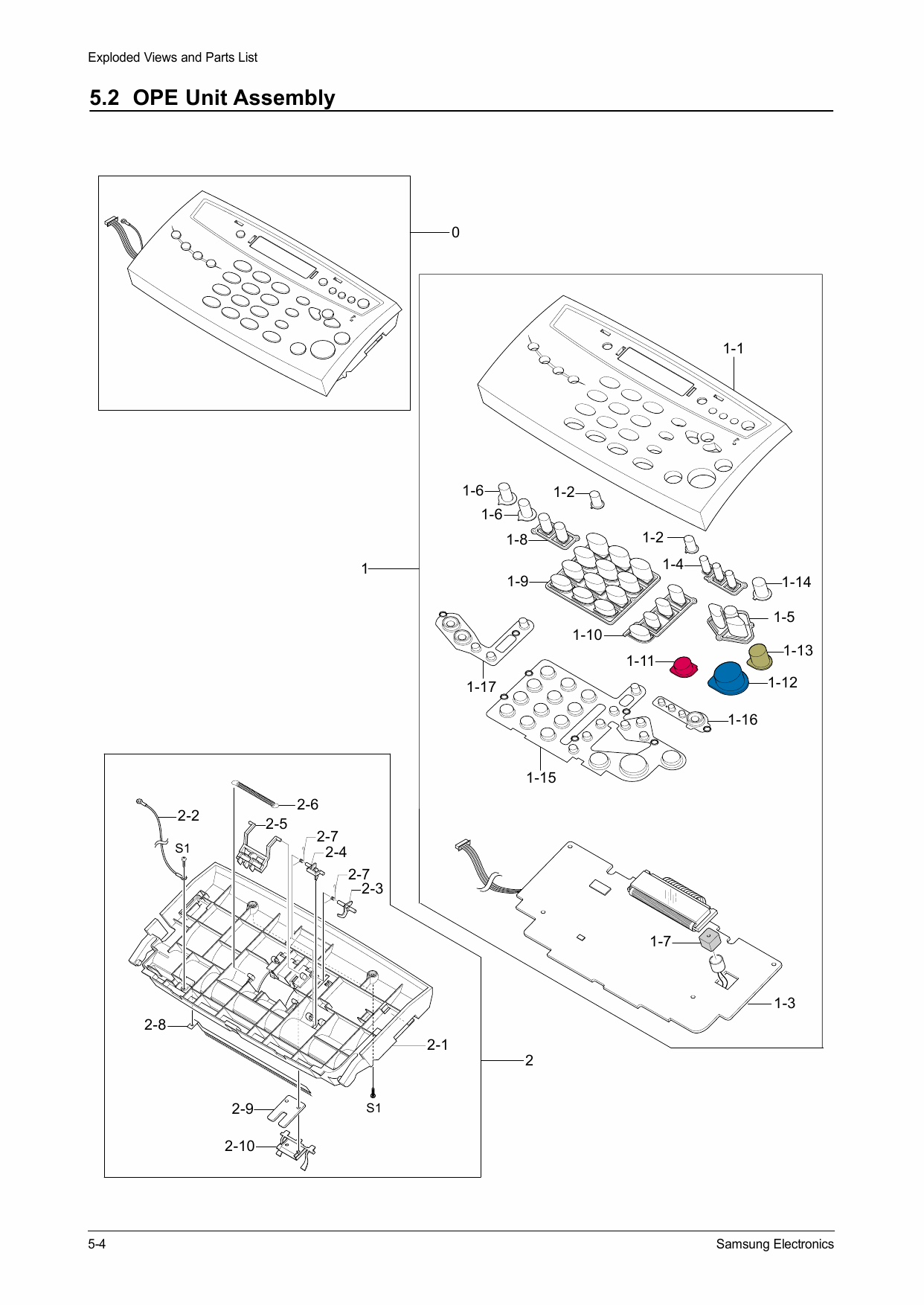 Samsung FACXIMILE SF-330 Parts Manual-4